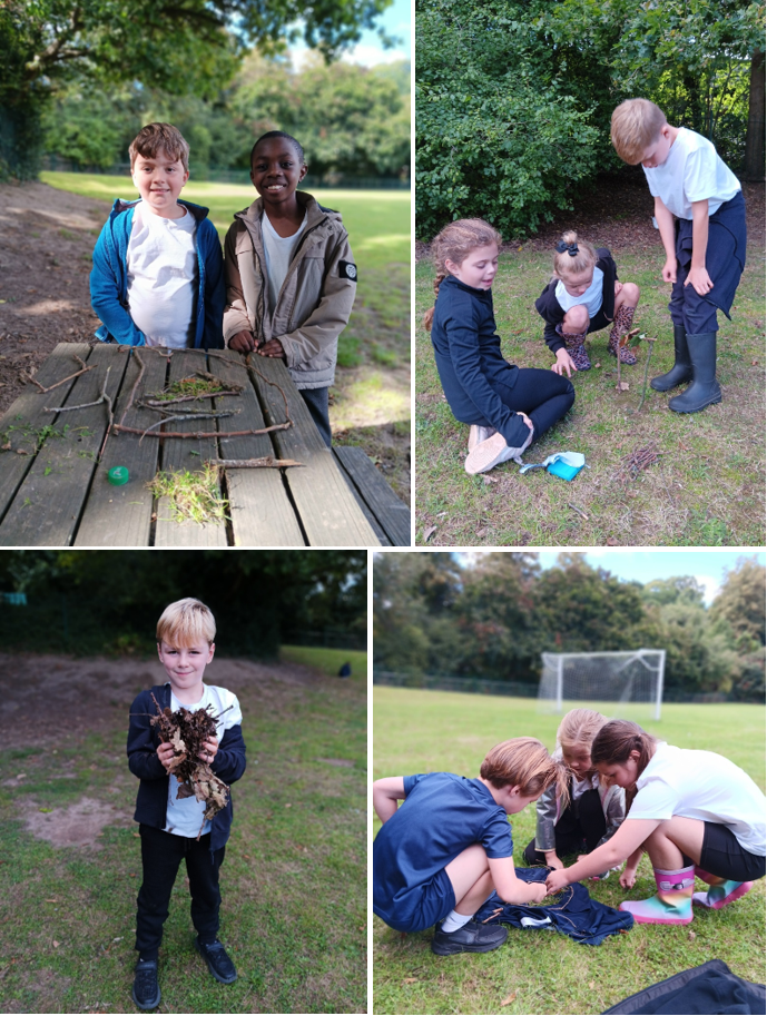 A collage of kids in a park

Description automatically generated